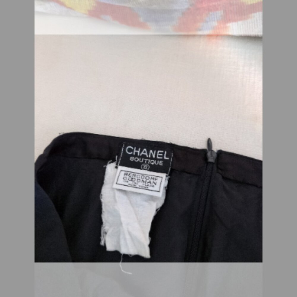 Vintage Chanel silk skirt